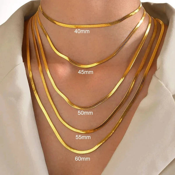 Gold Color Necklace for Men, Women