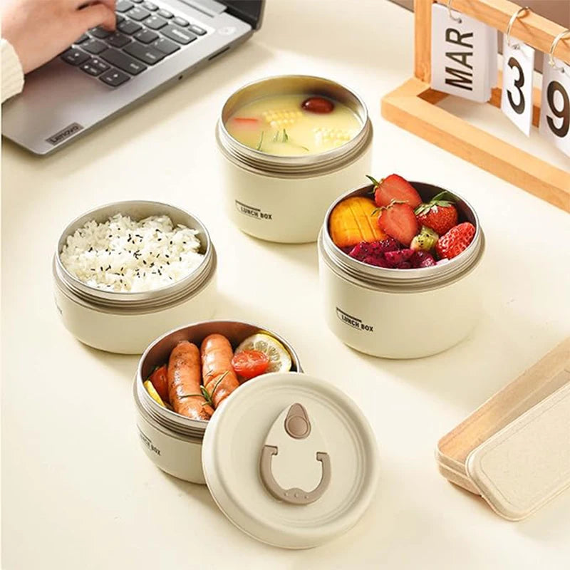 Portable Insulated Food Lunch Container Set