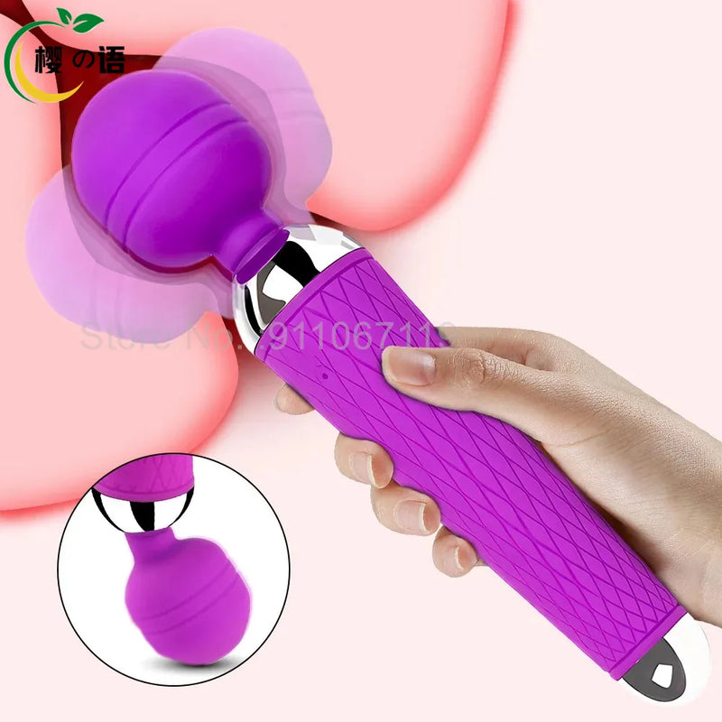 20 Speeds Powerful Vibrator Sex Toys for Women