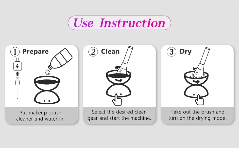 Makeup Brush Cleaner Machine