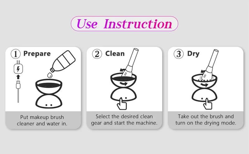 Makeup Brush Cleaner Machine