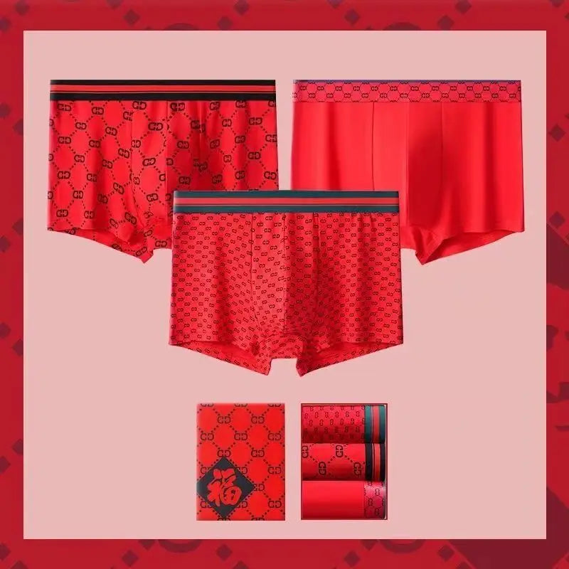 8PCS Men's Cotton Boxer