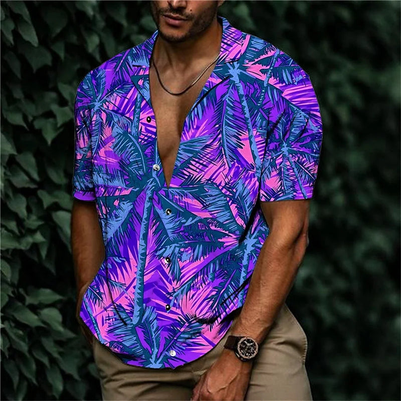 Summer Men Hawaiian Shirt