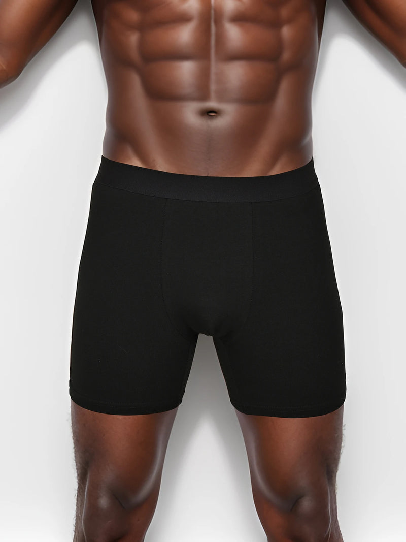 10pcs Mid-Long Boxer Shorts Men Underwear