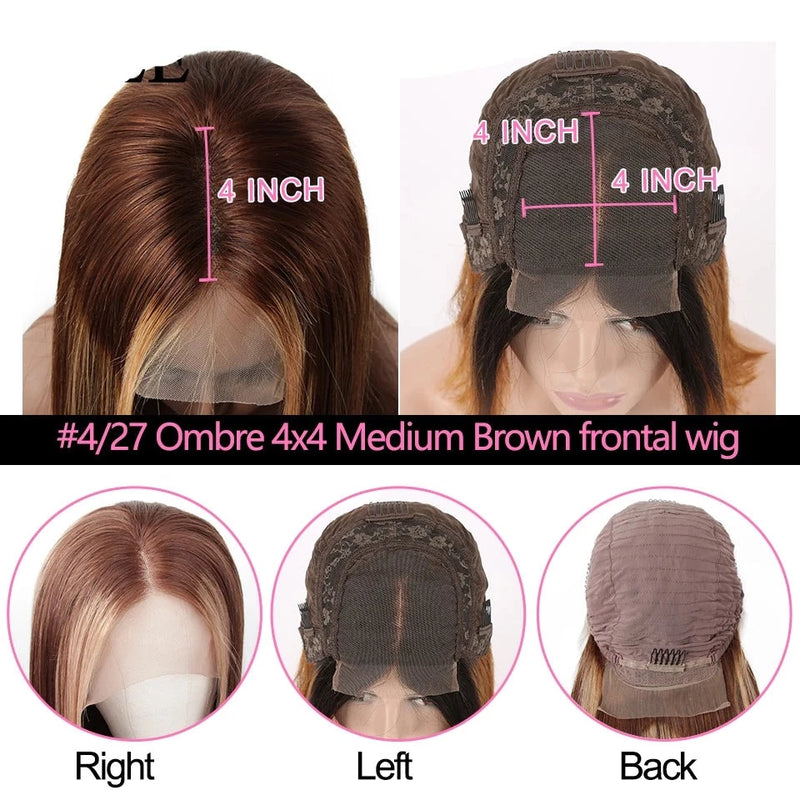 Highlight Straight Hair Wig