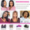 Straight Closure Human Hair Wigs