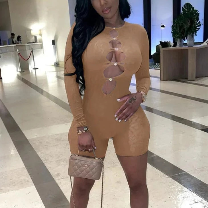 Full Sleeves Body-shaping Romper