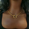 18K Gold Plated Stainless Steel Necklace