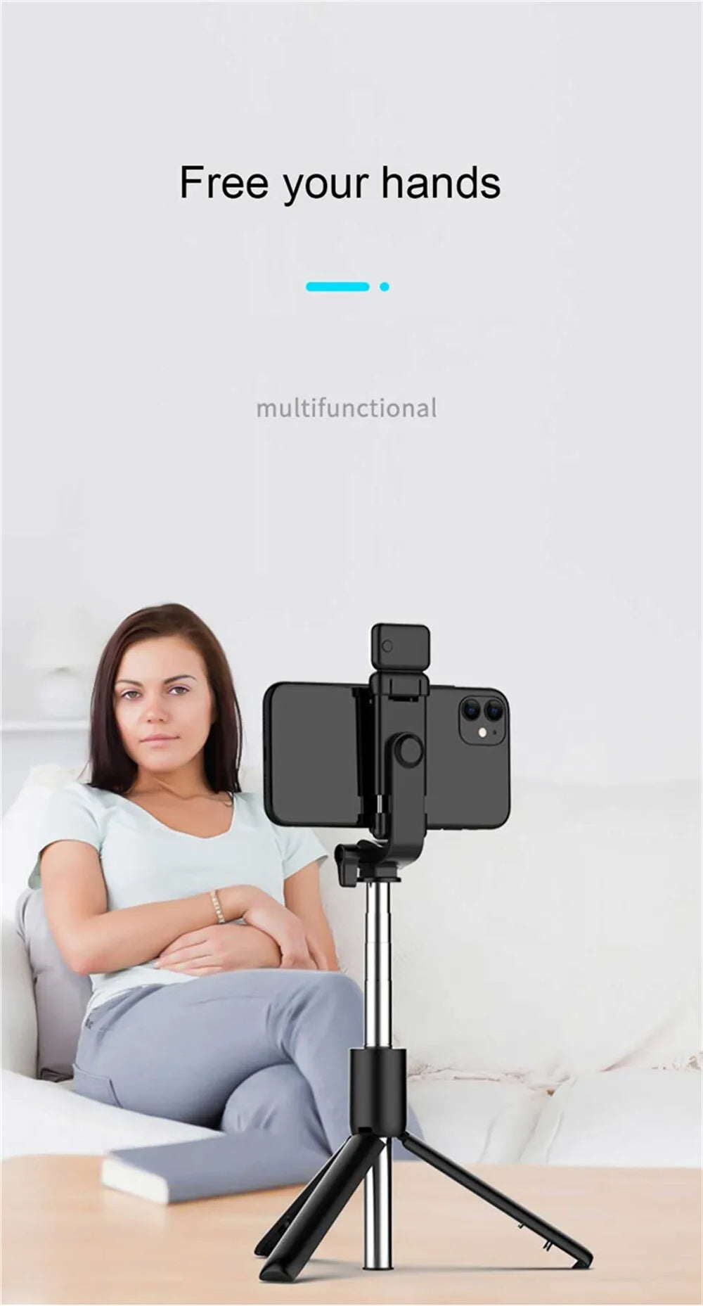 Cell Phone Selfie Stick Tripod
