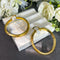 18K Gold Plated Hoop Earrings for Women