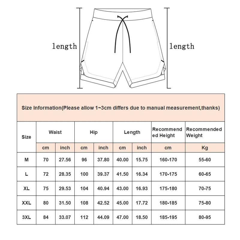 Men's Gym Sports Shorts