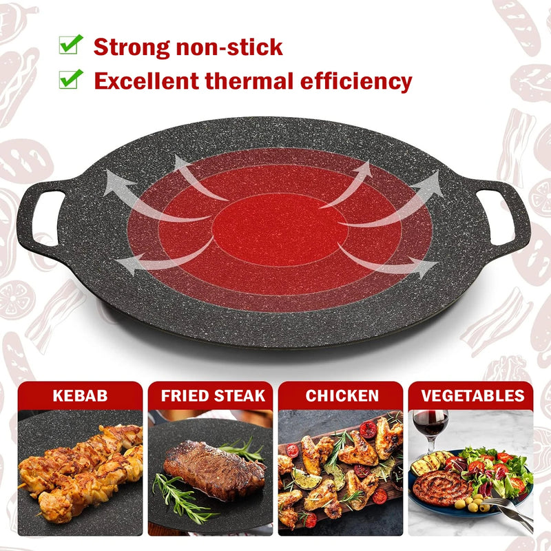 BQ Round Griddle Pan