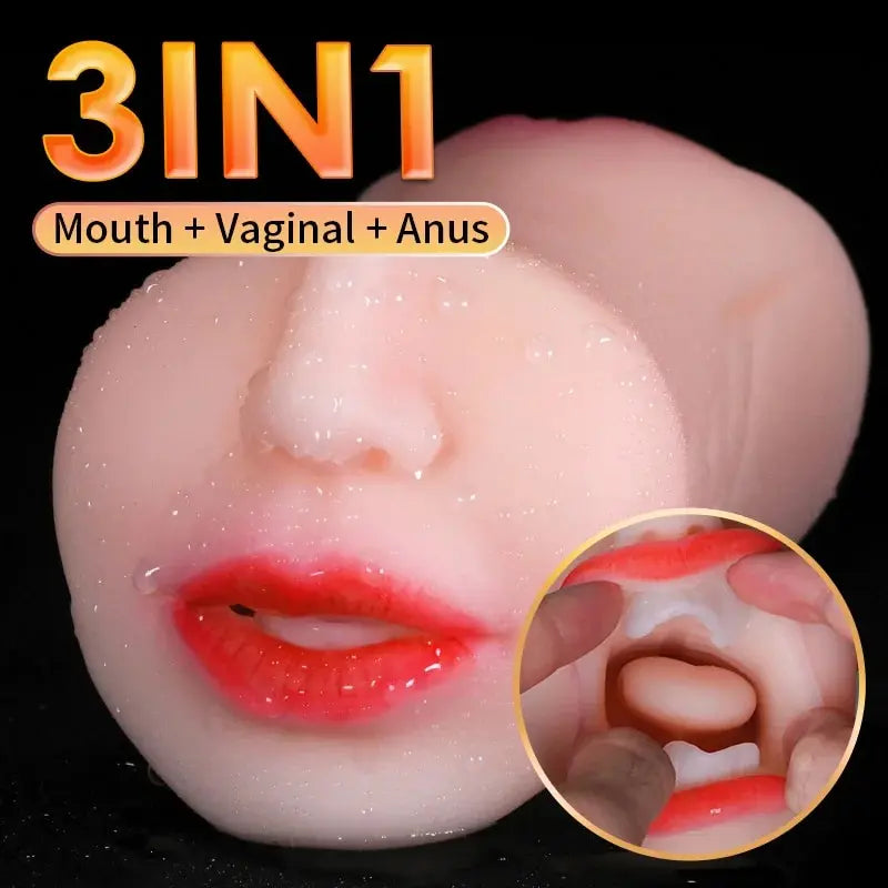 3 IN 1 Sex Toys Masturbation for Men