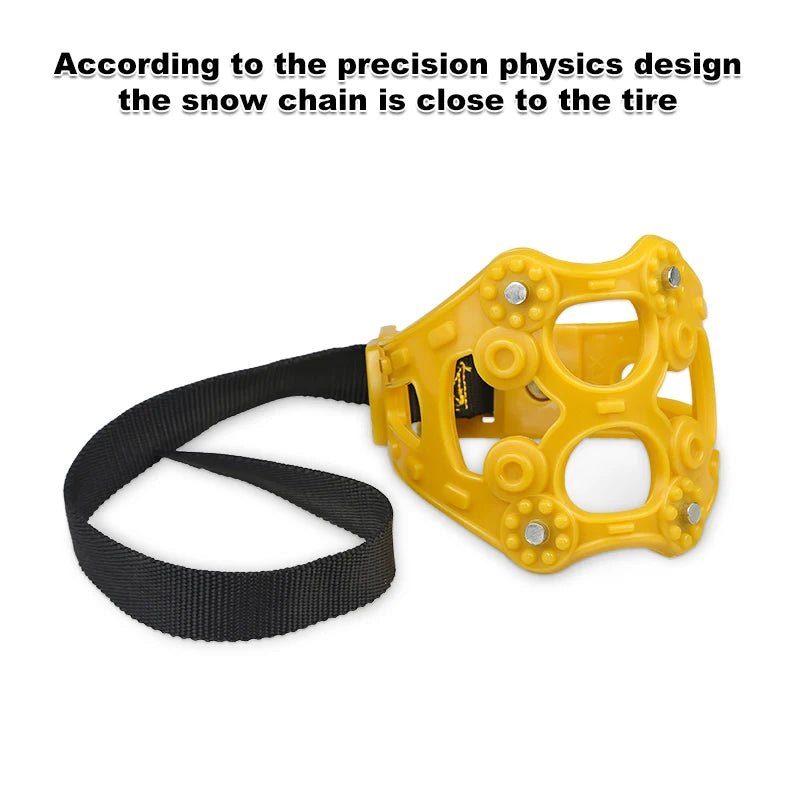 Anti-Skid Wheel Chains Belt Strap