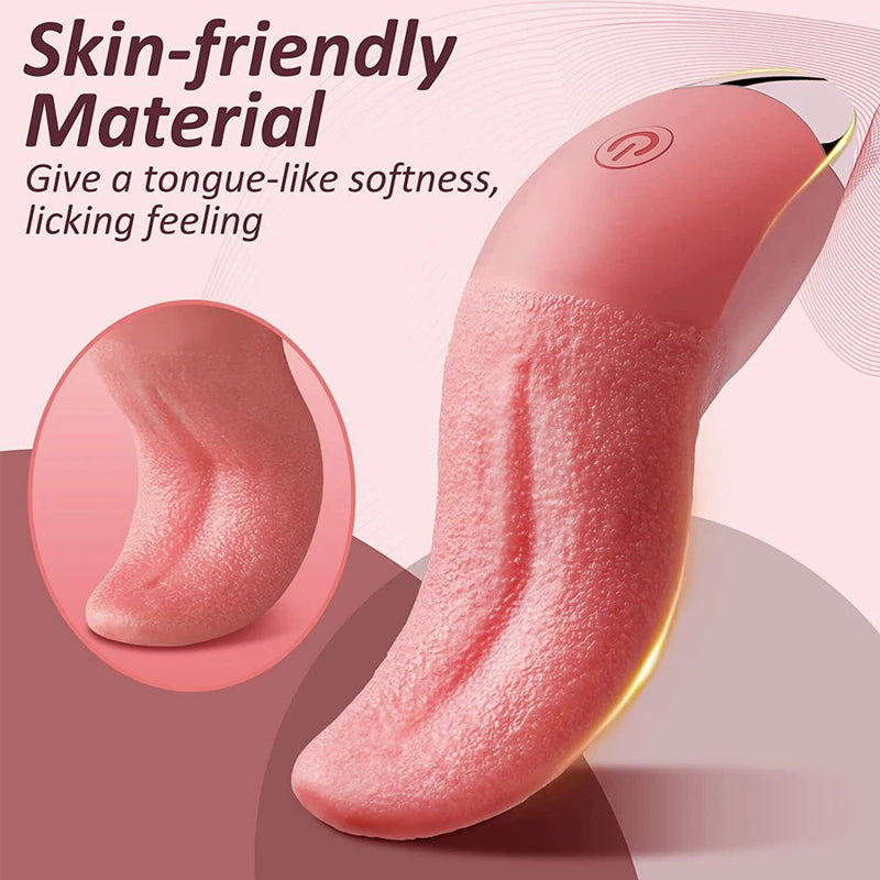 Nipple Vagina Tongue Vibrator Sex Toys For Men Women