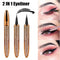 2 In 1 Eyelashes Eyeliner Pencil