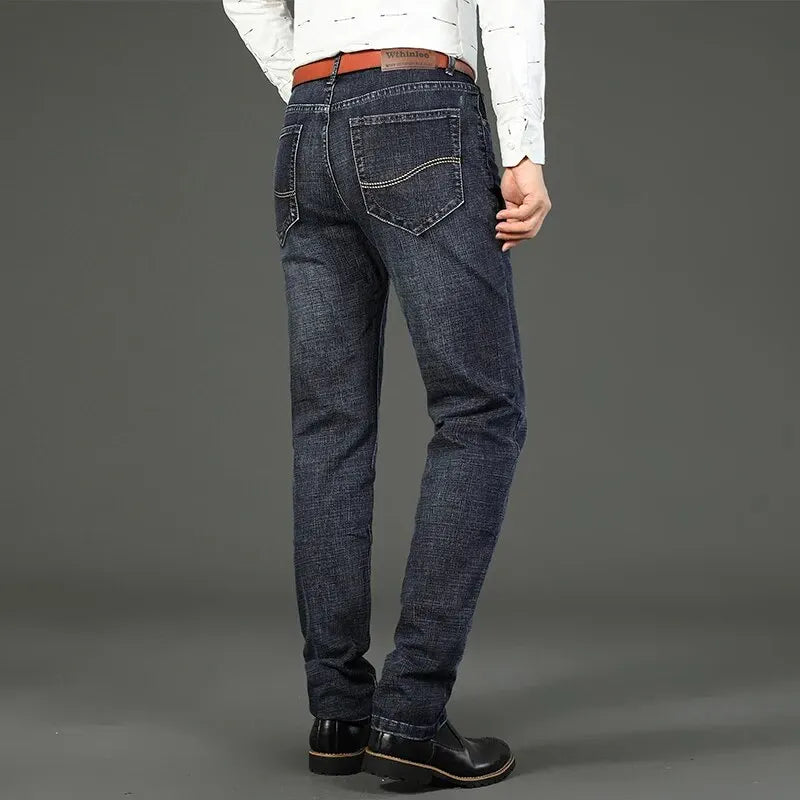 Men's Casual Straight Stretch Jeans