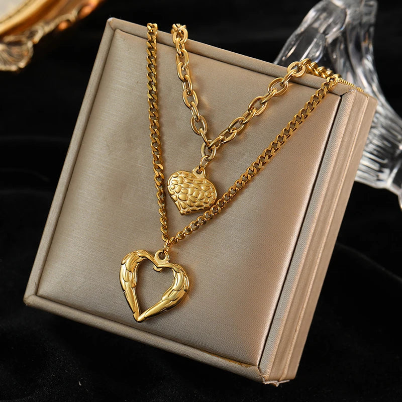 Heart Shape Pendant Necklace For Women