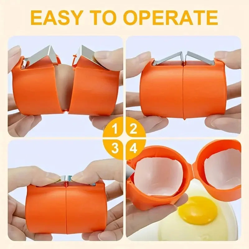 Portable Eggshell Opener Beater