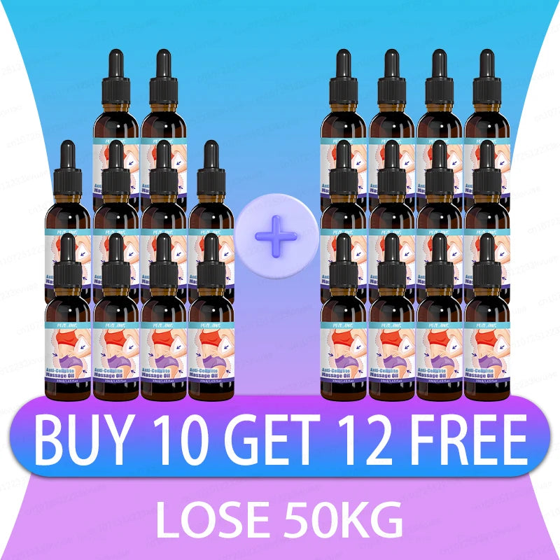 Anti-cellulite massage oil