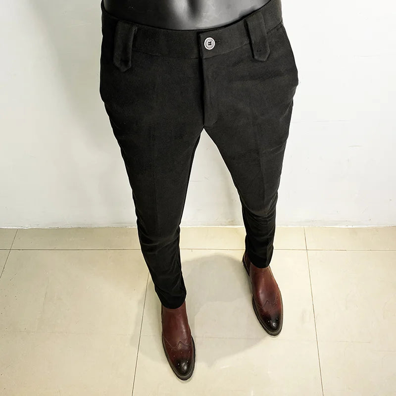Woolen Suit Pants Elegant And Versatile