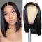 Straight Closure Human Hair Wigs